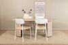 Imagine Masa de dining ovala Bianca - White Wash / Furnir White Wash + Scaun de dining Polly - Alb / Natural _4