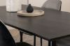 Imagine Dipp Dining Table - 180*90cm - Black Veneer / all black legs +Emma Chair - Black /Light Grey _4