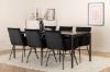 Imagine Pelle Dining Table - Black / black Black+Petra Chair - Black / Black Velvet_6