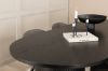 Imagine Bianca Oval Dining Table - Black / Black Veneer+Velvet Stitches Chair - Black / Grey Micro Fibre_4