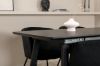 Imagine Inca Extentiontable - Black top / black Legs +Berit Chair - Black / Black Velvet _4