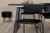 Imagine Inca Extentiontable - Black top / black Legs +Kenth Chair - Black / Black Velvet _4