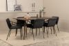 Imagine Polar Dining Table 180 cm - Walnut top - Walnut Legs +Tvist Chair - Black / Black PU _6