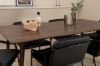 Imagine Polar Dining Table 180 cm - Walnut top - Walnut Legs +Tvist Chair - Black / Black PU _6