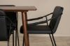 Imagine Polar Dining Table 180 cm - Walnut top - Walnut Legs +Tvist Chair - Black / Black PU _6