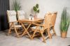 Imagine Masa de Dining Kenya 120*70*H75 - Teak+ Set de Kenya 5 scaune pliabile - Teak_4