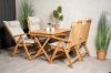 Imagine Masa de Dining Kenya 120*70*H75 - Teak+ Set de Kenya 5 scaune pliabile - Teak_4