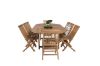 Imagine Masa de dining ovala Kenya 180/240*120*H75 - Teak + Scaun pliant Kenya fara brate - Teak_8