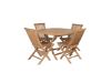 Imagine Vă rugăm să traduceți complet Kenya Round Dining Table ø120cm - Teak+Kenya Folding Chair w/o Armrest - Teak_4