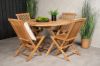 Imagine Vă rugăm să traduceți complet Kenya Round Dining Table ø120cm - Teak+Kenya Folding Chair w/o Armrest - Teak_4