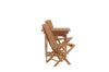 Imagine Ghana - Folding Table- Natural - Teak - 70*70cm _1+ Ghana - Folding Chair- Natural - Teak - _2