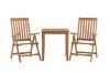 Imagine Kenya - Masa de Dining - Natural - Teak - 70*70cm +Kenya Scaun pliabil 5 poziții - Teak _ 2