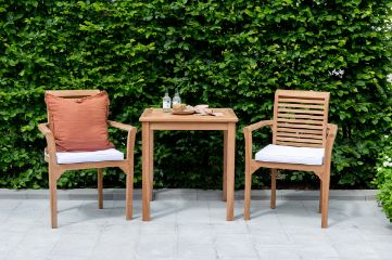 Imagine Kenya - Masă de Dining- Natural - Teak - 70*70cm