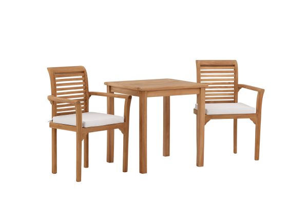 Imagine Kenya - Masă de Dining- Natural - Teak - 70*70cm