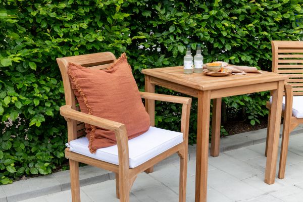 Imagine Kenya - Masă de Dining- Natural - Teak - 70*70cm