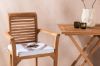 Imagine Kenya - Folding Table- Natural - Teak - 70*70cm _1+ Kenya - Dining Chair- Natural - Teak - _2