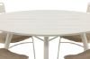 Imagine Masa de dining Lina - Bej - Rotundă 120 cm- Scaun de dining Lina - Bej_4