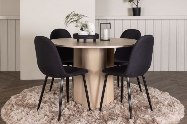 Imagine OliviaDiningTable-WhiteWashVeneer+PolarDiningChair-BlackLegs-BlackFabric_4