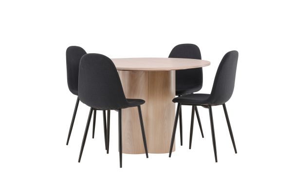 Imagine OliviaDiningTable-WhiteWashVeneer+PolarDiningChair-BlackLegs-BlackFabric_4