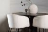 Imagine OliviaDiningTable-Mocca/MoccaVeneer+BeritChair-Black/BeigeVelvet_4