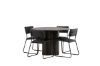 Imagine OliviaDiningTable-Mocca/MoccaVeneer+KenthChair-Black/BlackPU_4