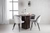 Imagine OliviaDiningTable-Mocca/MoccaVeneer+VelvetDiningChair-LightGrey/Black_4