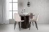 Imagine OliviaDiningTable-Mocca/MoccaVeneer+PolarDiningChair-Blacklegs/BeigeVelvet_4