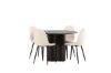 Imagine OliviaDiningTable-Mocca/MoccaVeneer+PolarDiningChair-Blacklegs/BeigeVelvet_4