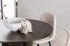 Imagine OliviaDiningTable-Mocca/MoccaVeneer+PolarDiningChair-Blacklegs/BeigeVelvet_4