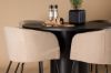 Imagine OliviaDiningTable-Black/BlackVeneer+BeritChair-Black/BeigeFabric(Polyesterlinen)_4