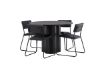 Imagine OliviaDiningTable-Black/BlackVeneer+KenthChair-Black/BlackPU_4