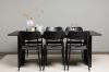 Imagine Masa de dining Vail - Negru / Negru Fumuriu MDF + Scaun de dining Polly - Negru / Negru _6