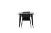 Imagine Masa de dining Tempe - Negru / MDF Negru + Scaun Kenth - Negru / PU Negru