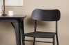 Imagine Masa de dining Tempe - Negru / MDF negru + Scaun de dining Polly - Negru / Negru _2