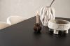 Imagine Masa de dining Vail - Negru / MDF fumuriu + Scaun de dining Chico - Negru / Boucle alb _6