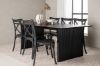 Imagine Vail Dining Table - Negru / MDF Negru Fumuriu + Scaun de Dining Crosett - Negru Mat / Plastic Mat _6