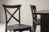 Imagine Vail Dining Table - Negru / MDF Negru Fumuriu + Scaun de Dining Crosett - Negru Mat / Plastic Mat _6