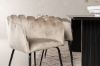 Imagine Masa de dining Vail - Negru / Negru fumuriu MDF + Scaun Limhamn - Negru / Bej Catifea