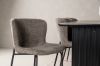 Imagine Masa de dining Vail - Negru / MDF Fumuriu + Scaun de dining Modesto - Bej / Boucle Bej _6