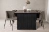 Imagine Masa de dining Vail - Negru / MDF Fumuriu + Scaun de dining Modesto - Bej / Boucle Bej _6