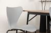 Imagine Tempe Dining Table - Black / Walnut MDF +Estes Dining Chair - Black / Light Grey PP _4