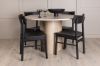 Imagine Masa de dining Olivia-AlbApaVeneerWhitewash+MontrosScaun de dining-Natural/NaturalRubberwood_4