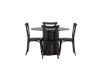 Imagine OliviaDiningTable-Mocca/MoccaVeneer+CrosettDiningChair-MatteBlack/MatteBlackPlastic_4