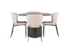 Imagine OliviaDiningTable-Mocca/MoccaVeneer+ModestoDiningChair-Beige/BeigeBoucle_4