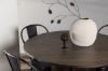 Imagine Masa de dining rotunda Olivia-Mocca/Veneer mocca + scaun de dining Tempe-Matteblack/Metal_4