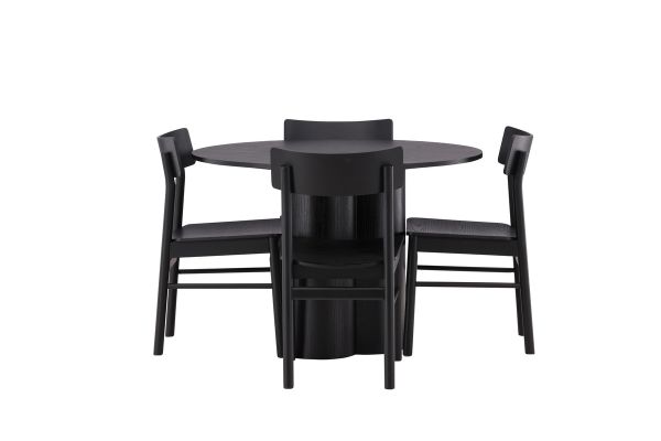 Imagine OliviaDiningTable-Black/BlackVeneer+MontrosDiningChair-Natural/NaturalRubberwood_4