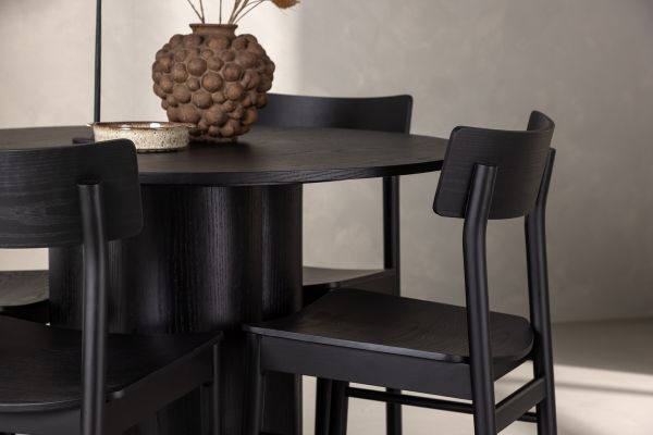 Imagine OliviaDiningTable-Black/BlackVeneer+MontrosDiningChair-Natural/NaturalRubberwood_4