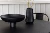 Imagine Masa de dining rotunda Bootcut - Negru / Faner negru + Scaun de dining Tempe - Negru mat / Metal _4