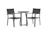 Imagine Bacong Cafetable Steel - Negru / Rotund ø60** + Copacabana Scaun Stivuitor - Negru/Negru - Înlocuiește 4131-408 _2