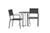 Imagine Bacong Cafetable Steel - Negru / Rotund ø60** + Copacabana Scaun Stivuitor - Negru/Negru - Înlocuiește 4131-408 _2